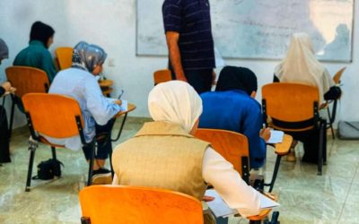الامتحانات بكلية الإعلام (المرج)
