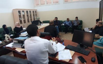 كلية التربية فرع المرج تعقد اجتماعًا لفريق الدراسة الذاتية استعدادا للتقديم للاعتماد