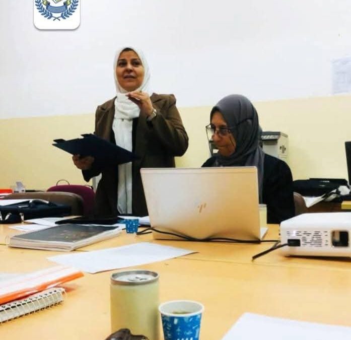 كلية التربية المرج تنظم ورشة عمل حول إعداد التقارير الإدارية 