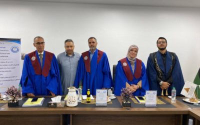 مناقشة رسالة ماجستير للطالب محمد عبد الناصر بكلية التربية