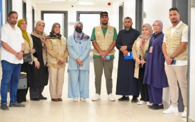 زيارة اللجنة العلمية للخدمة الاجتماعية بكلية التربية