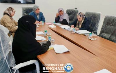 اجتماع بكلية التربية المرج لمتابعة متطلبات الاعتماد البرامجي وتعزيز جودة الأداء الأكاديمي